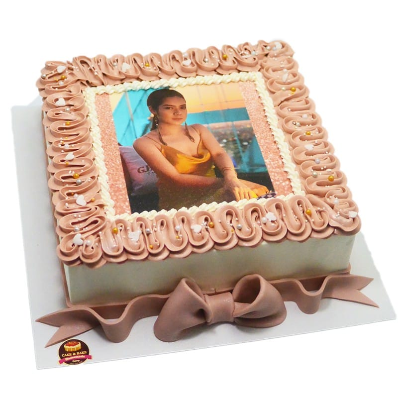 9 เค้กสกรีนรูปภาพ บีบครีมตกแต่ง - Image 1