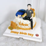 เค้ก3มิติ รูปปั้นหนุ่มหล่อ กับรถคู่ใจ - Image 5