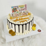 เค้กชอคโกแลตดริป ตกแต่งเงินทอง สลากฯPop-up - Image 2