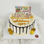 เค้กชอคโกแลตดริป ตกแต่งเงินทอง สลากฯPop-up - Image 4