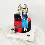 เค้ก3มิติ สาวสวย รถยนต์ พร้อมป้ายHBD - Image 5