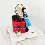 เค้ก3มิติ สาวสวย รถยนต์ พร้อมป้ายHBD - Image 2