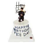 เค้กโฟโต้ สกรีนรูปภาพ แบบ pop-up พร้อมข้อความ HBD