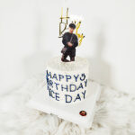 เค้กโฟโต้ สกรีนรูปภาพ แบบ pop-up พร้อมข้อความ HBD