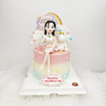 เค้กปั้น3มิติ สาวสวย ตกแต่งธีมสีพาสเทล - Image 4