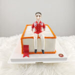 เค้กปั้น3มิติ บอสหนุ่มหล่อ สกรีนโลโก้ - Image 4