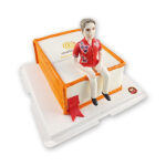 เค้กปั้น3มิติ บอสหนุ่มหล่อ สกรีนโลโก้