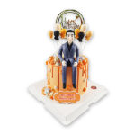 ดริปเค้กสีส้ม งานปั้น3มิตินักธุรกิจหนุ่มหล่อ