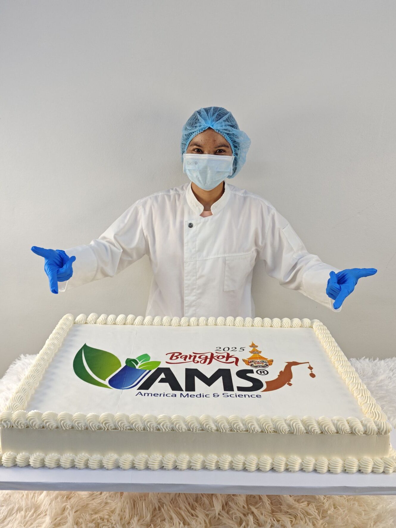 เค้กขนาดใหญ่ งานอีเว้นท์ America Medic & Science 2 19529 0 edited