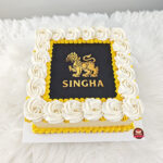 เค้กโฟโต้ สกรีนโลโก้ SINGHA