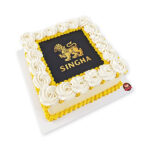 เค้กโฟโต้ สกรีนโลโก้ SINGHA
