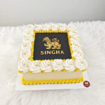เค้กโฟโต้ สกรีนโลโก้ SINGHA
