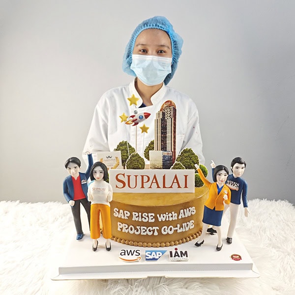 เค้กงานปั้น3มิติ เปิดโปรเจคความร่วมมือ