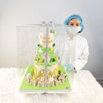 เค้กทรงสูง3ชั้น บ้านกลางป่า ธรรมชาติ