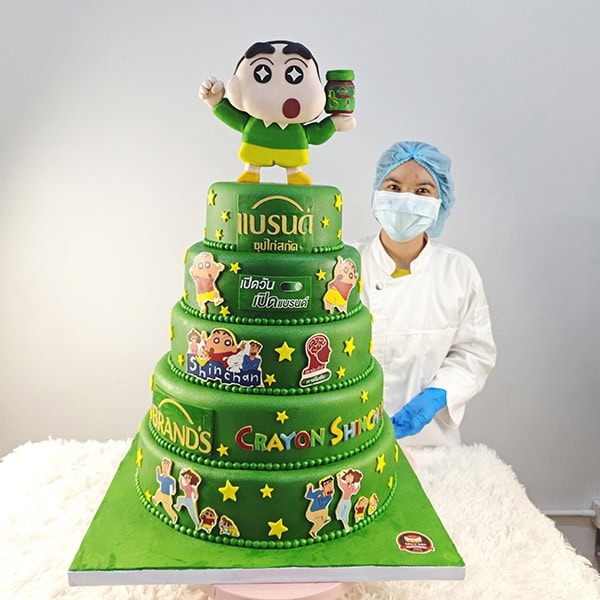 เค้กเปิดตัวแคมเปญจ์ แบรนด์ X SHINCHAN