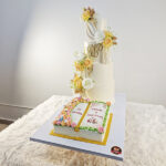 เค้กมุทิตาจิต 4ชั้น พร้อมเค้กเล่มหนังสือ