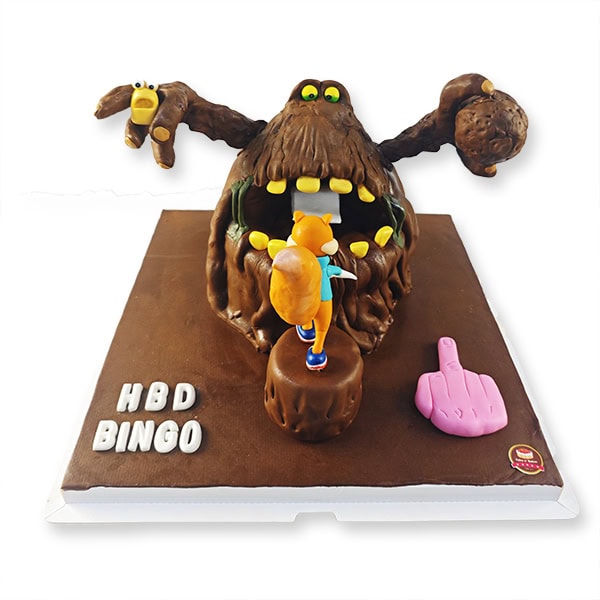 เค้ก3มิติ การ์ตูน Mighty Poo