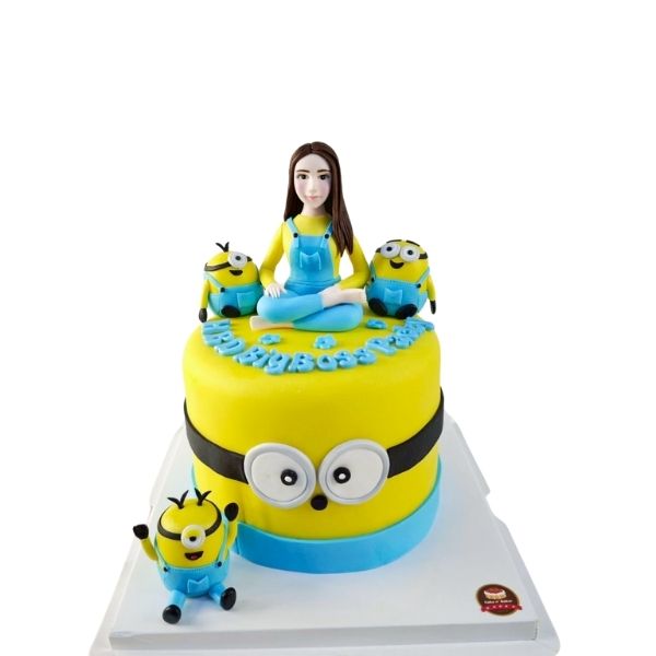 เค้กวันเกิด งานปั้น3มิติ ธีมการ์ตูนสุดน่ารัก