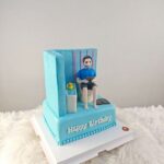 เค้ก3มิติ หนุ่มในห้องน้ำ