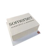 เค้กสีขาว สกรีนโลโก้บริษัท