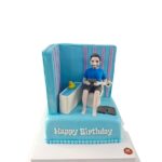 เค้ก3มิติ หนุ่มในห้องน้ำ