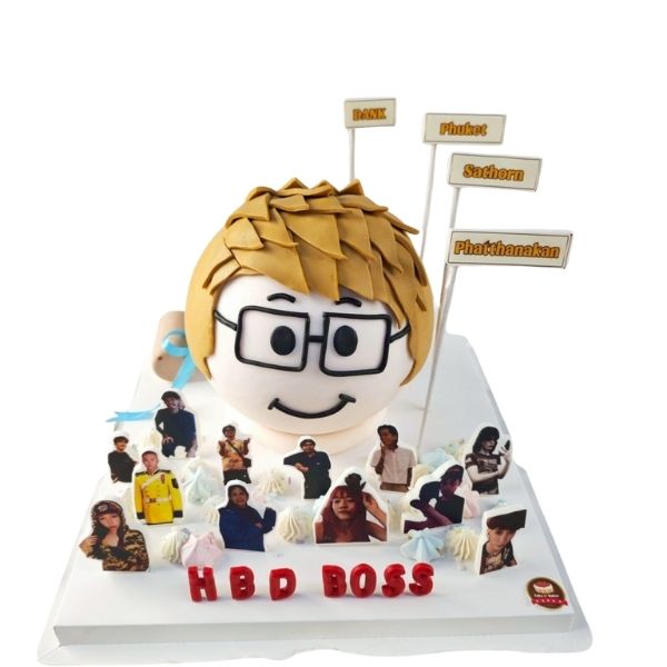 เค้กทุบ การ์ตูนบอส