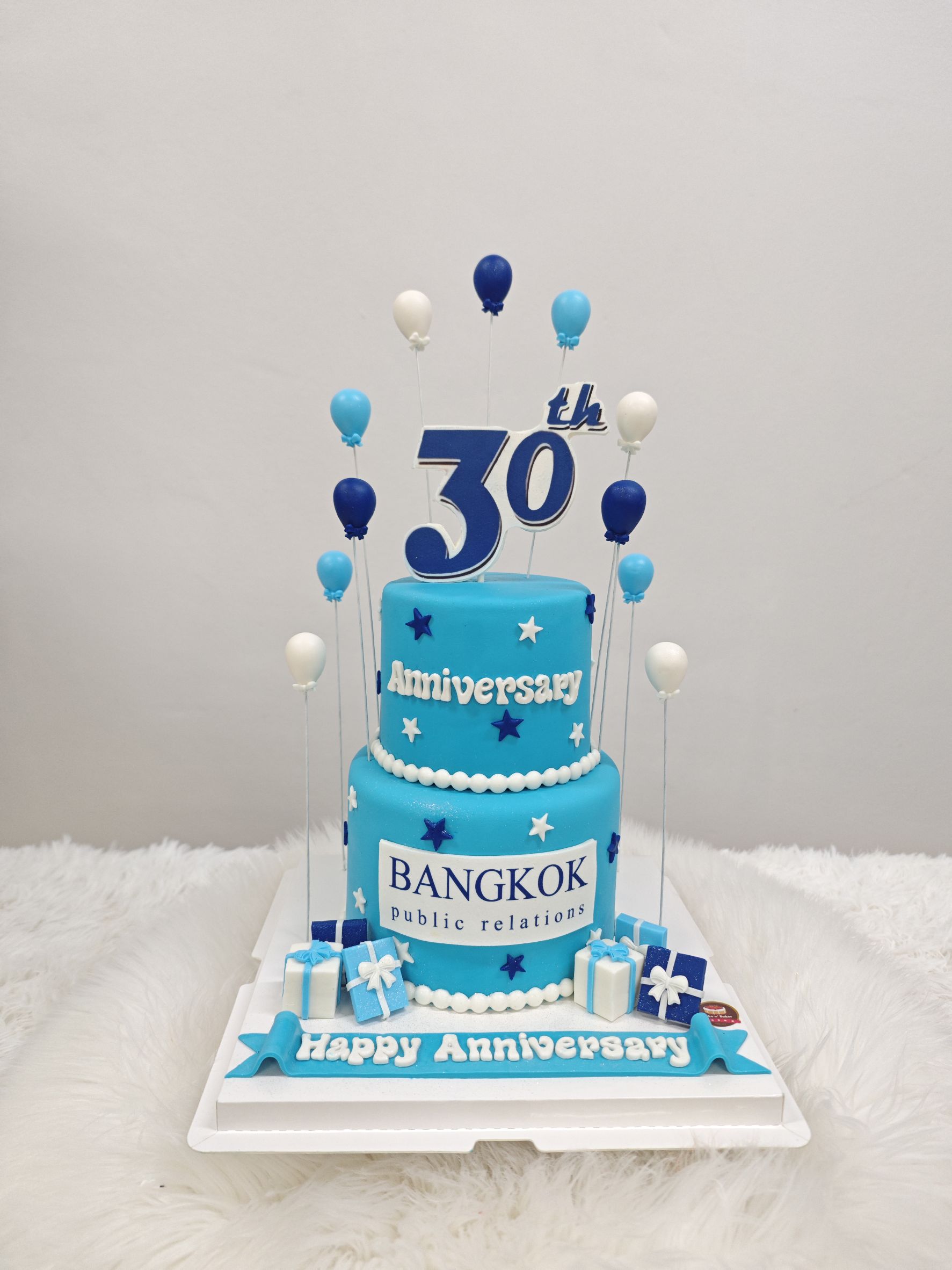 เค้กฉลองครบรอบ 30 ปี บริษัท Bangkok Public Relations 3 เค้กฉลองครบรอบ 30 ปี บริษัท Bangkok Public Relations