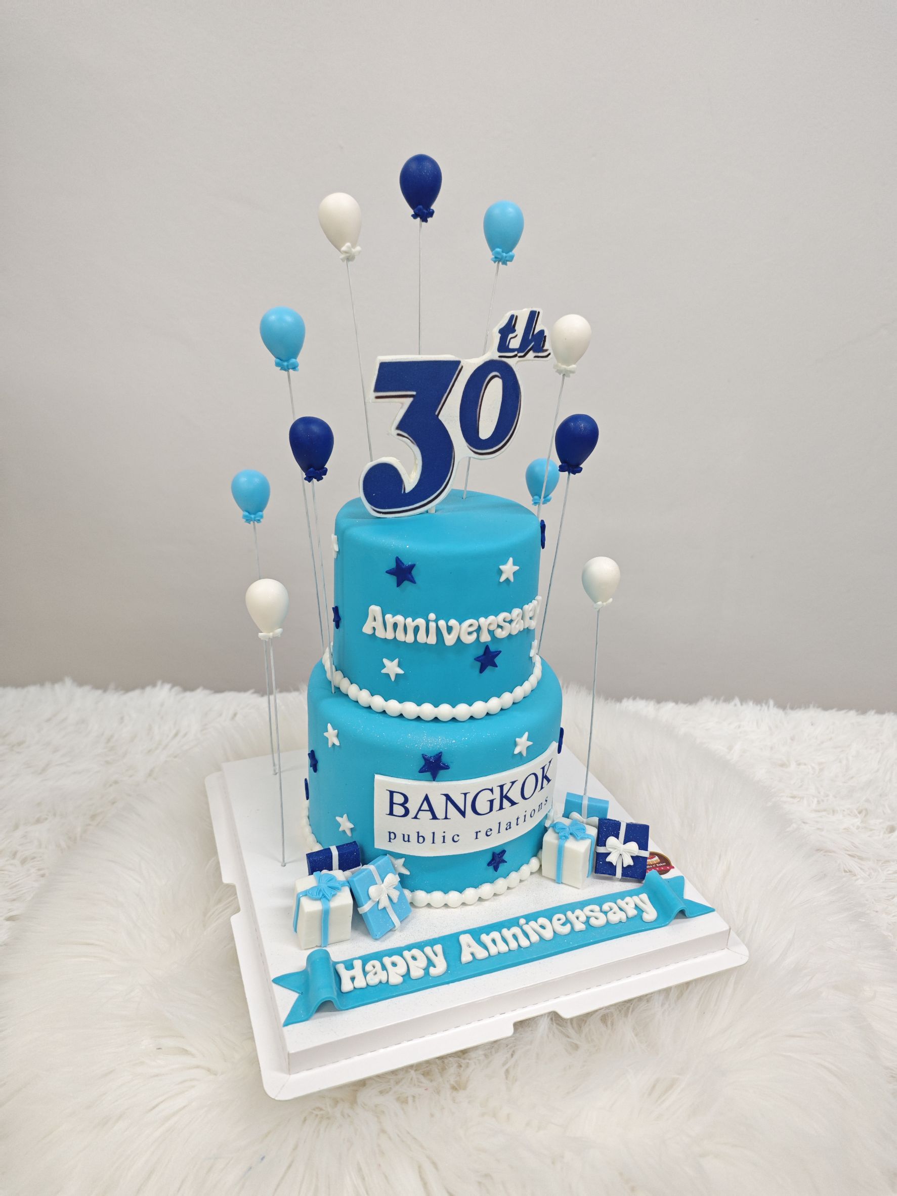 เค้กฉลองครบรอบ 30 ปี บริษัท Bangkok Public Relations 4 เค้กฉลองครบรอบ 30 ปี บริษัท Bangkok Public Relations