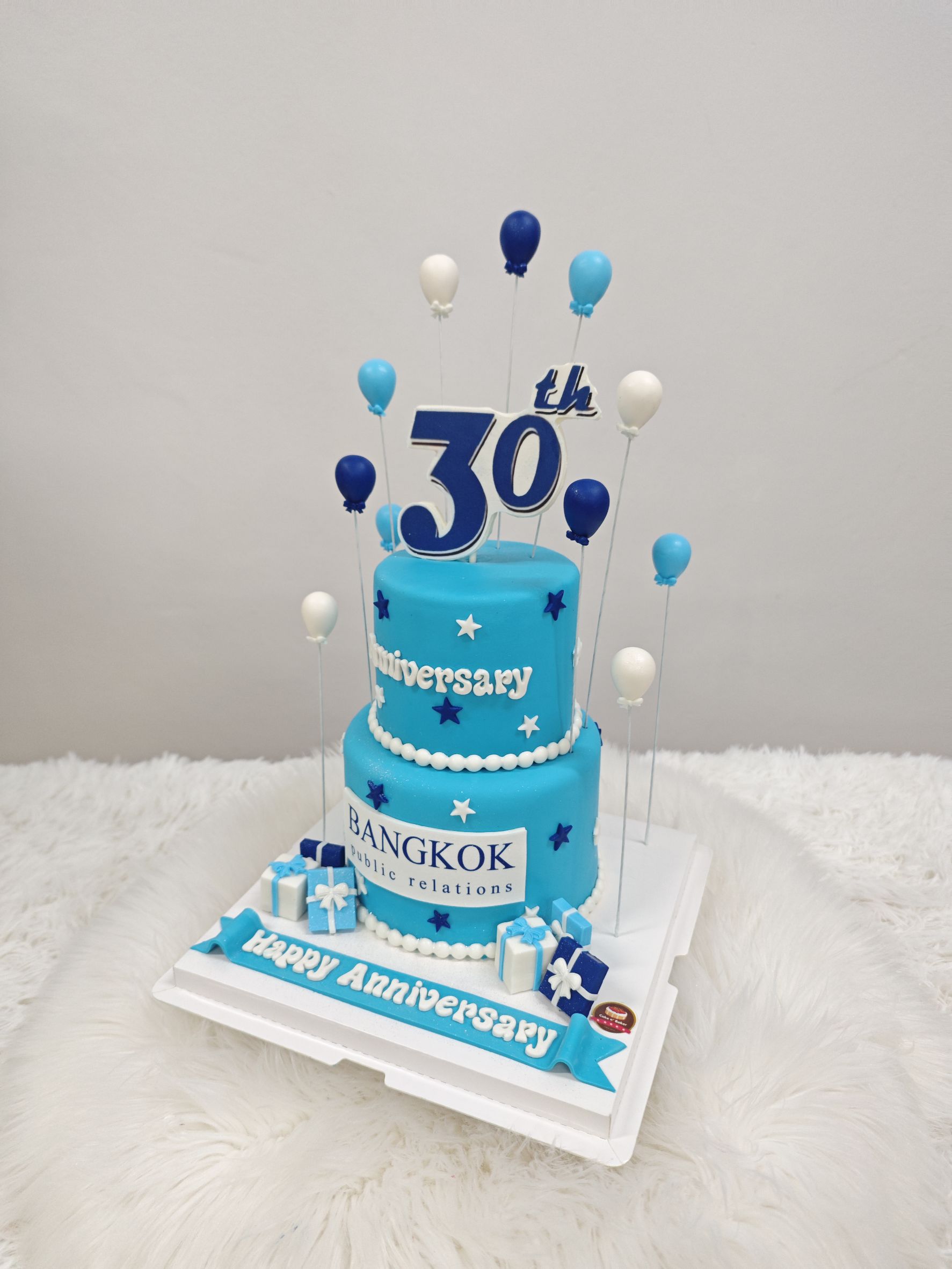 เค้กฉลองครบรอบ 30 ปี บริษัท Bangkok Public Relations 5 เค้กฉลองครบรอบ 30 ปี บริษัท Bangkok Public Relations