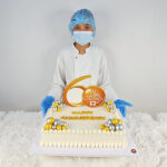 เค้กฉลองครบรอบ 60ปี ธีมสีทอง