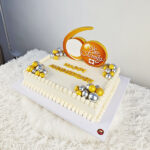 เค้กฉลองครบรอบ 60ปี ธีมสีทอง