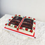 เค้กเล่มหนังสือ ฉลองครบรอบ 55ปี