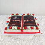 เค้กเล่มหนังสือ ฉลองครบรอบ 55ปี