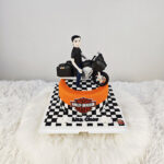 เค้ก3มิติ หนุ่มไบค์เกอร์ สายHarley-davidson