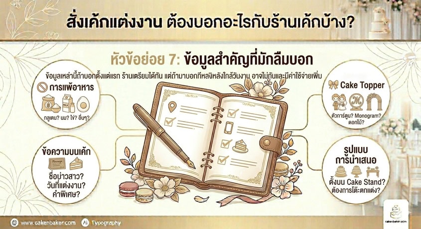 สั่งเค้กแต่งงาน