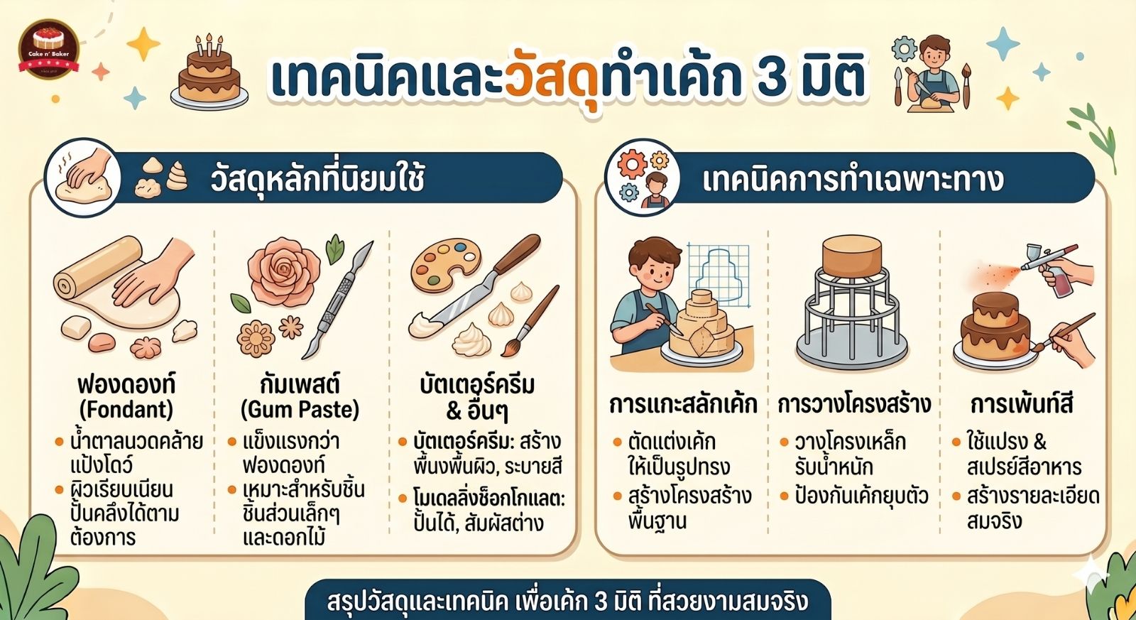 เค้ก3มิติ คืออะไร? 4 เค้ก3มิติ คืออะไร