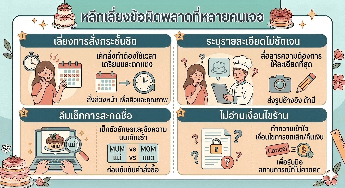 เคล็ดลับสั่งเค้กวันเกิดออนไลน์
