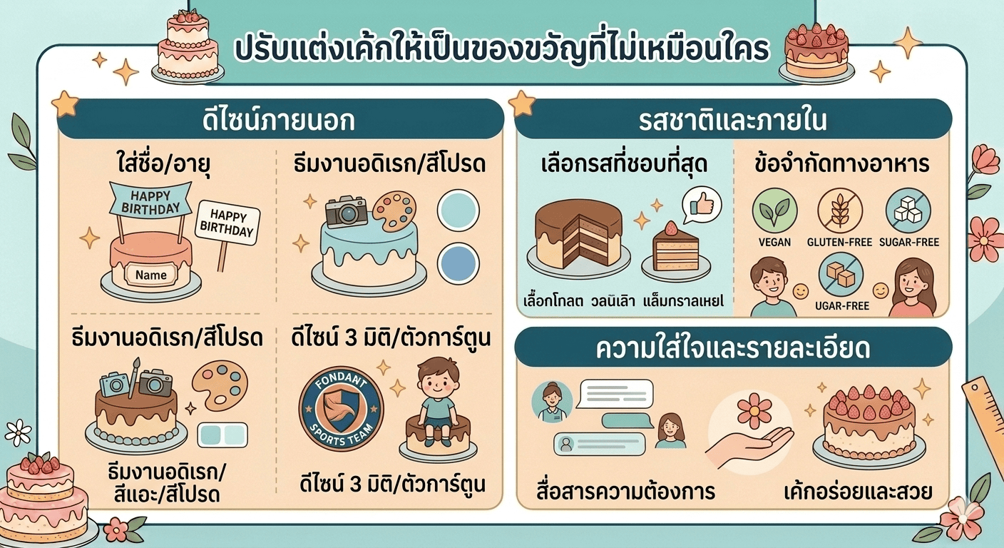 เคล็ดลับสั่งเค้กวันเกิดออนไลน์