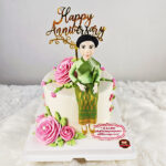 เค้ก3มิติ ผู้หญิงชุดไทย