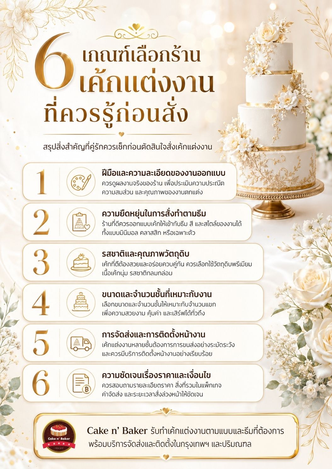 เลือกร้านเค้กแต่งงาน กรุงเทพ ยังไงให้ได้ร้านที่ใช่ 2 ร้านเค้กแต่งงาน กรุงเทพ