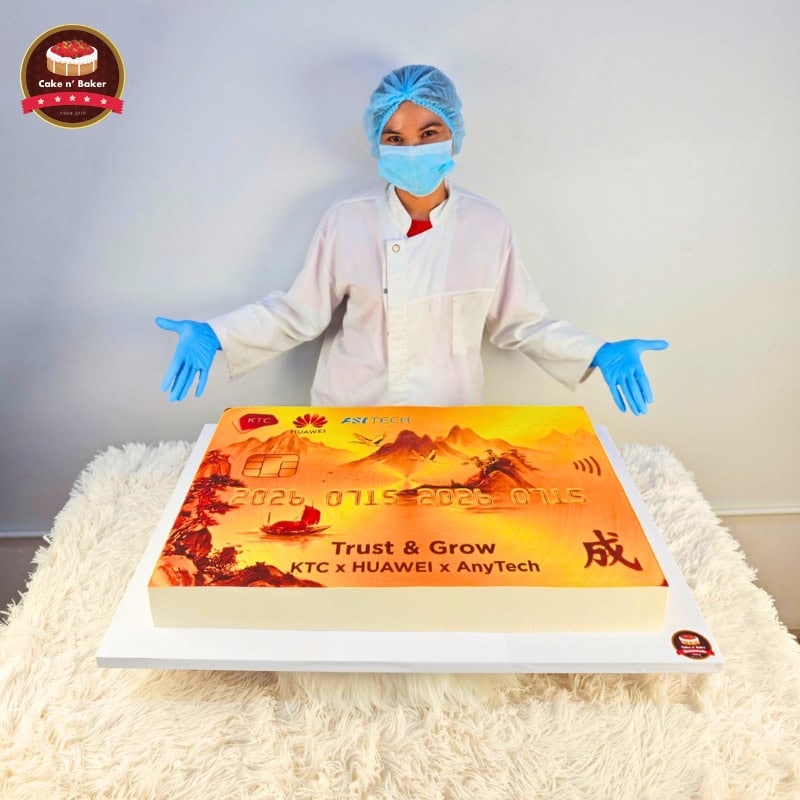 เค้กฉลองความร่วมมือ แคมเปญจ์ Trust & Grow 3 เค้กฉลองความร่วมมือ แคมเปญจ์ Trust & Grow ผลิตโดย Cake n' Baker : เค้กแอนด์เบคเกอร์