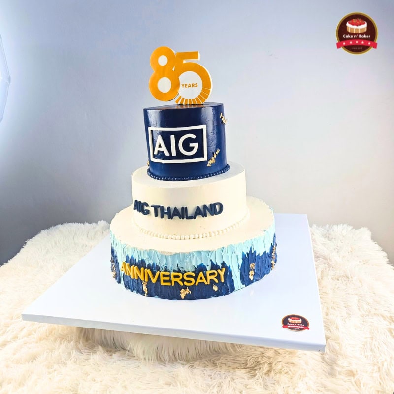เค้กครบรอบ 85 ปี AIG Thailand 5 เค้กครบรอบ 85 ปี AIG Thailand