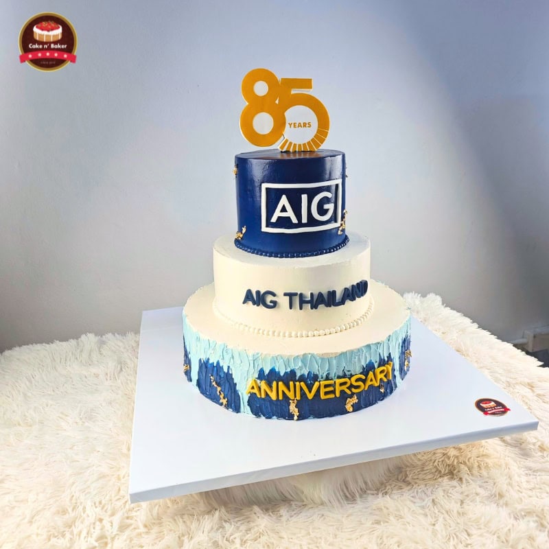 เค้กครบรอบ 85 ปี AIG Thailand 4 เค้กครบรอบ 85 ปี AIG Thailand