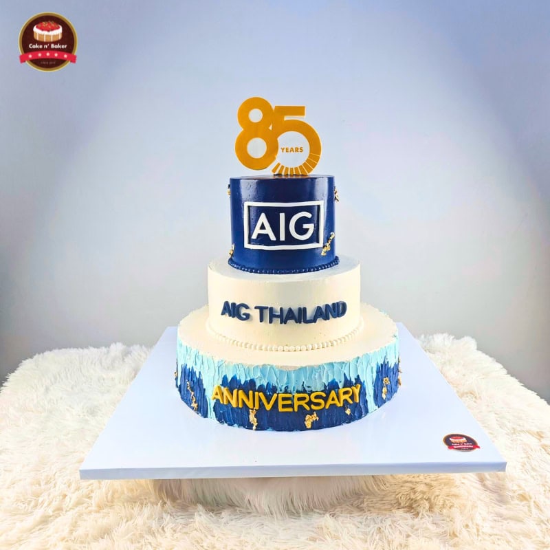 เค้กครบรอบ 85 ปี AIG Thailand 7 เค้กครบรอบ 85 ปี AIG Thailand