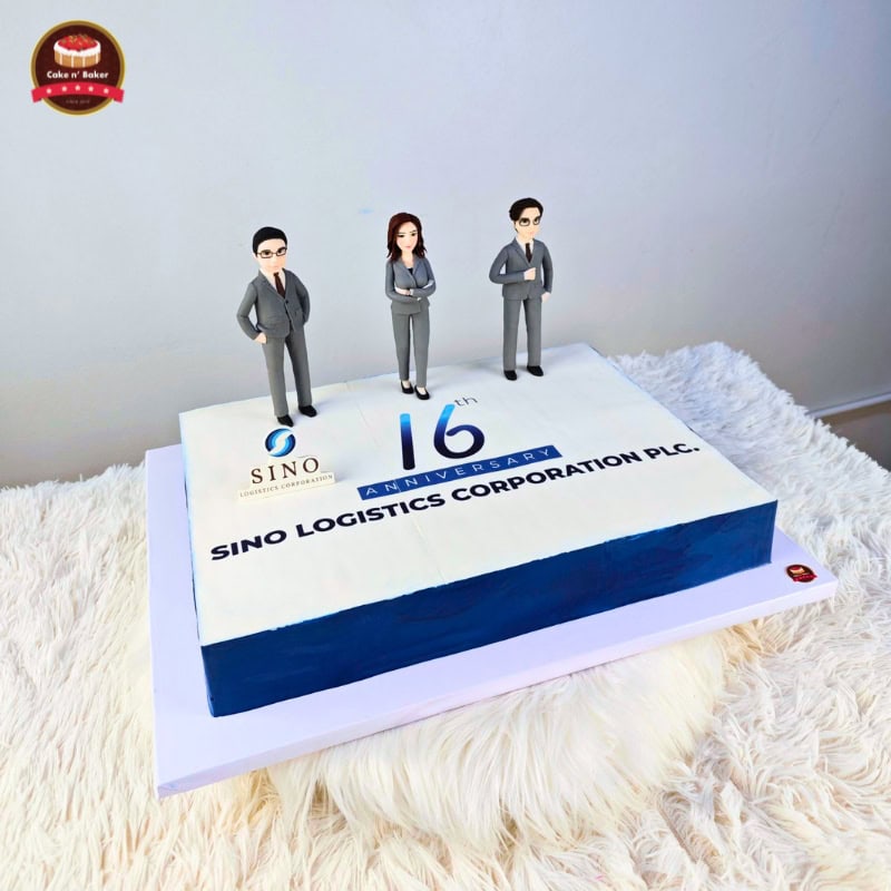 เค้กปั้น3มิติ ฉลองครบรอบ16ปี SINO 6 เค้กปั้น3มิติ ฉลองครบรอบ16ปี SINO ผลิตโดย Cake n' Baker