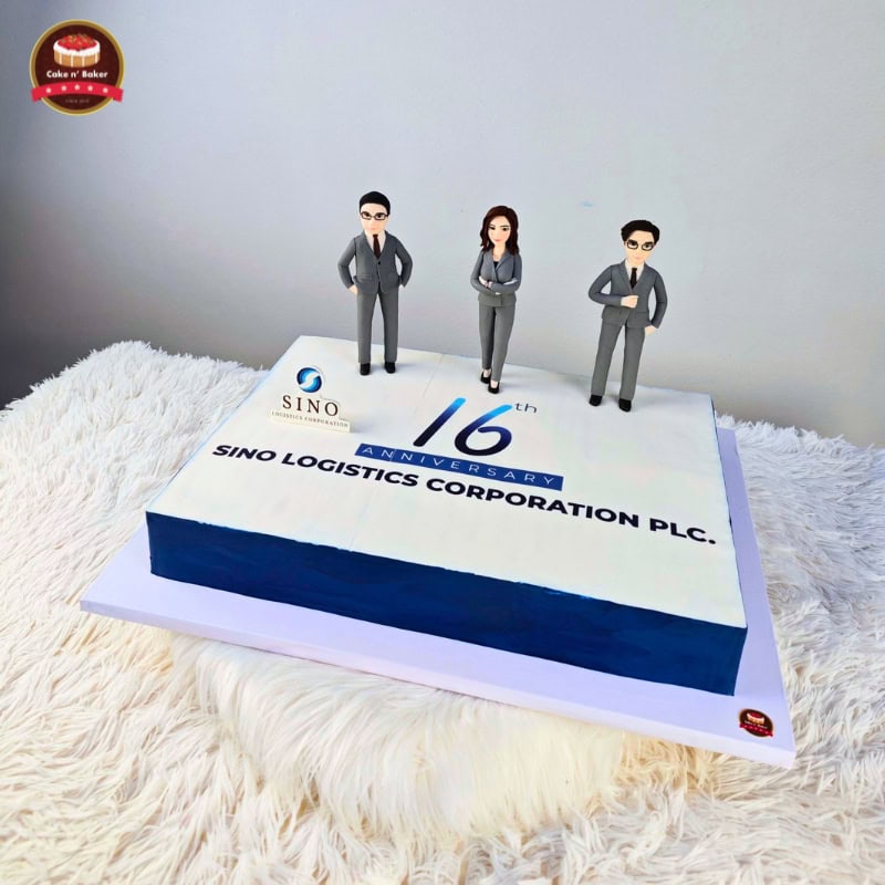 เค้กปั้น3มิติ ฉลองครบรอบ16ปี SINO 7 เค้กปั้น3มิติ ฉลองครบรอบ16ปี SINO ผลิตโดย Cake n' Baker