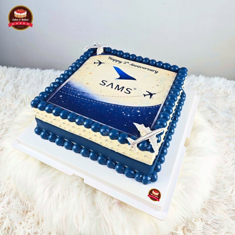 เค้กฉลองครบรอบ5ปี SAMS 2 เค้กฉลองครบรอบ5ปี SAMS ผลิตโดย Cake n' Baker