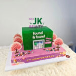 เค้กฉลองครบรอบตึกเขียวJK