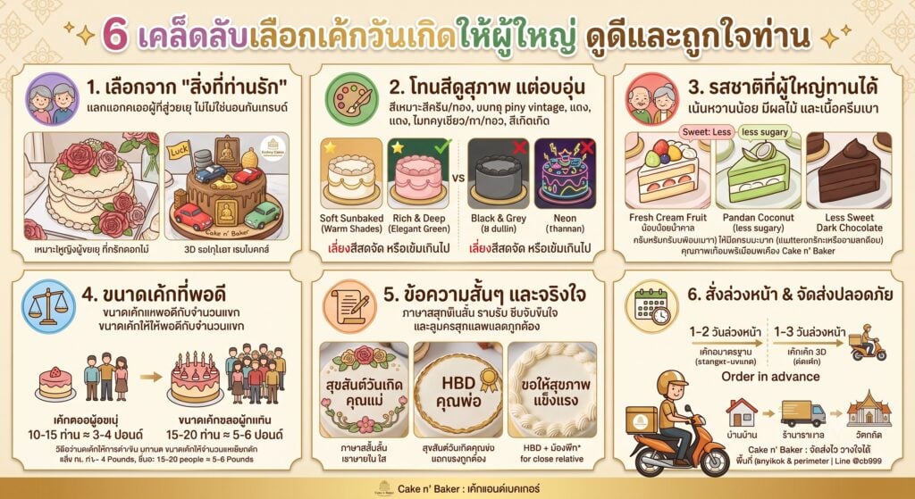 เค้กวันเกิดผู้ใหญ่ เลือกแบบไหนให้ดูดีและถูกใจท่าน 7 เค้กวันเกิดผู้ใหญ่ เลือกแบบไหนให้ดูดี