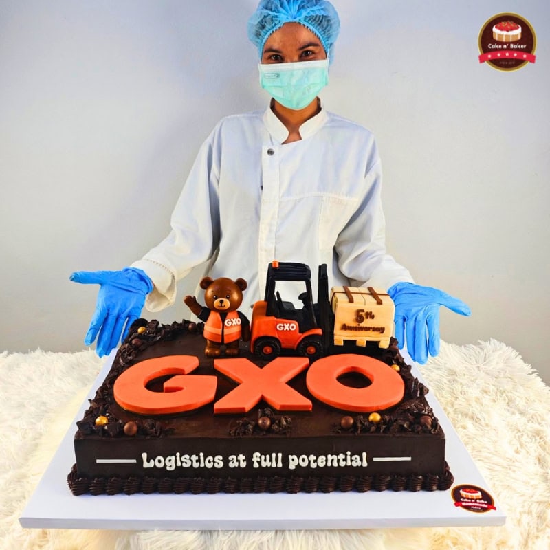 เค้กฉลองครบรอบ 5 ปี GXO Logistics 2 เค้กฉลองครบรอบ 5 ปี GXO Logistics